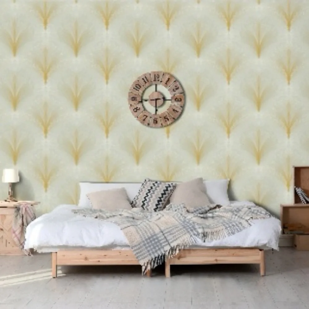 NWT YORK Wallpaper Non Woven 2 Double Rolls Papyrus Plume Sage Oi0682 Sealed